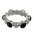 Jet Opal Sterling Silver Southwest Ring Size 5-3/4 YX77057
